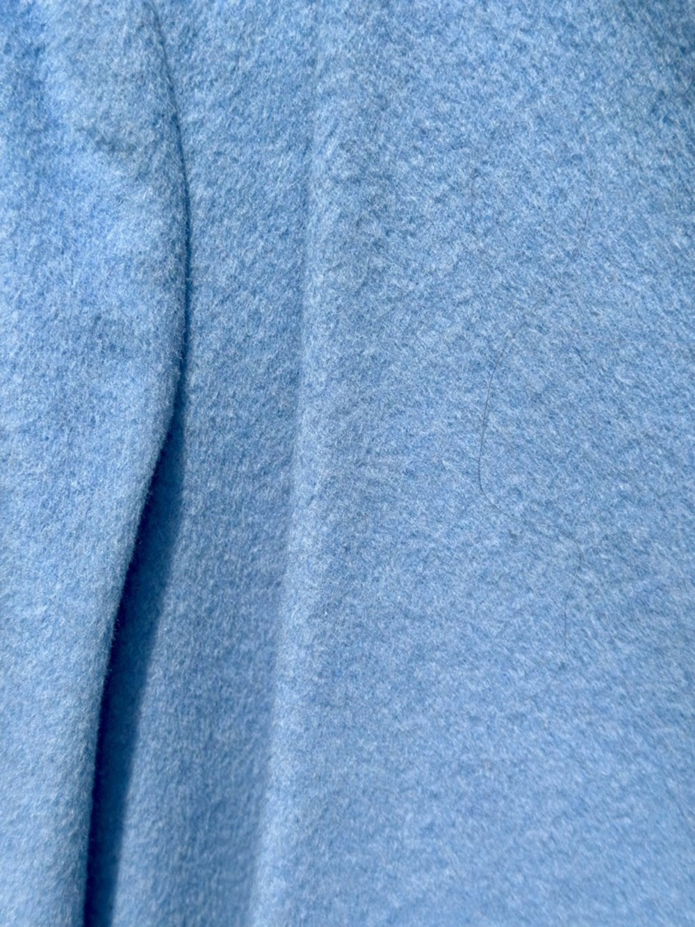 Cole Haan Women’s Pale Blue Wool Blend Lined Draped Shawl Collar Coat - Picture 6 of 16